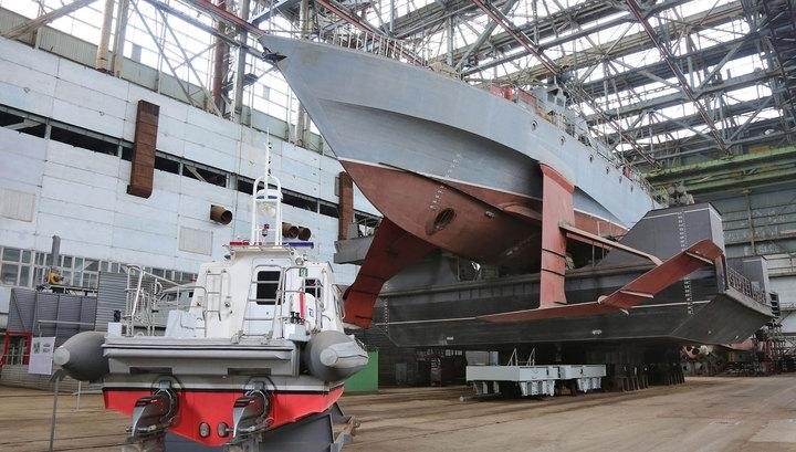 Феодосійський суднобудівний завод «Море» закінчує будівництво корпусу ракетного корвету